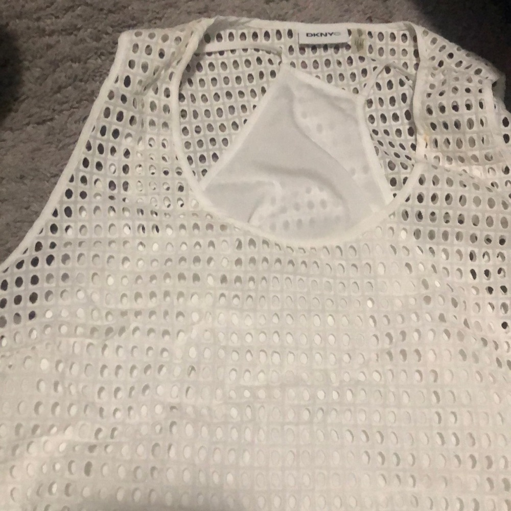 Dkny sleeveless blouse